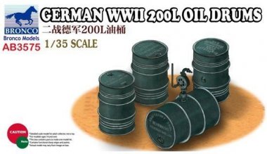 1/35 WWII German 200L Oil Drums
