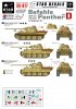 1/35 Befehls Panther Ausf.D, Staff and HQ Tanks, Pz.Regiment 39