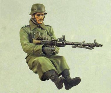 1/35 German Motorcyclist with MG-34/42, Winter 1941-44