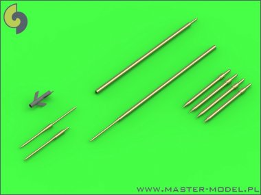1/72 Su-9, Su-11 Fishpot - Pitot Tubes and Missile Rails Heads