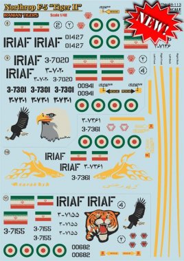 1/48 Northrop F-5 Tiger II, Iranian Tigers Part.1