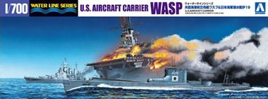 1/700 USS Wasp CV-18 Aircraft Carrier & IJN I-19 Submarine