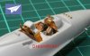 1/72 F-16CJ Fighting Falcon Detail Up Etching Parts for Hasegawa