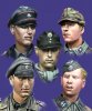 1/35 WWII German WSS Panzer Crew Heads Set #1