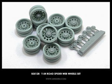 1/35 T-54 Road Spider Web Wheels Set