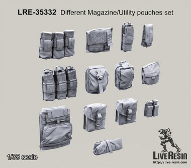 1/35 Different Magazine/Utility Pouches Set