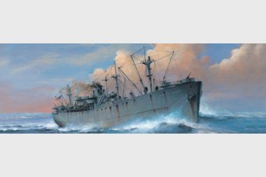Brown Liberty Ship Trumpeter 05756 1/700 SS John W 