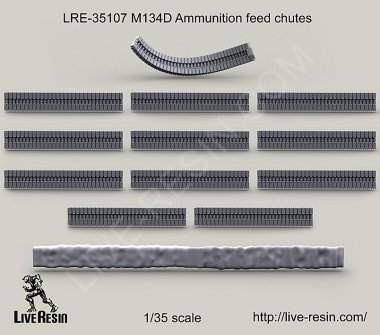 1/35 M134D Ammunition Feed Chutes