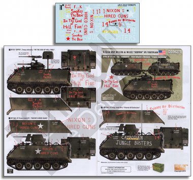 1/35 "1/5th Infantry Regiment" M113s & M132 "ZIPPO" in Vietnam