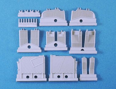 1/35 M48/60 Engine Deck Louvers Set for Dragon M48/M60 Series