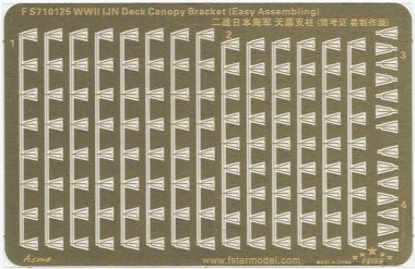 1/700 WWII IJN Deck Canopy Bracket (Easy Assembling Version)