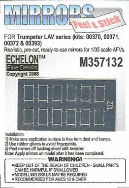 1/35 LAV Series Mirrors for Trumpeter