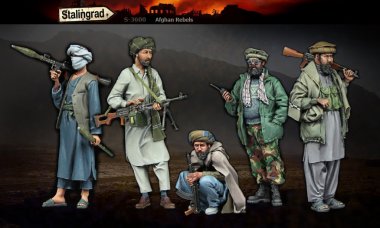 1/35 Afghan Rebels (Big Set, 5 Figures)