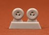 1/72 Spitfire Wheel Set (3-Spoke with Radial Tread)