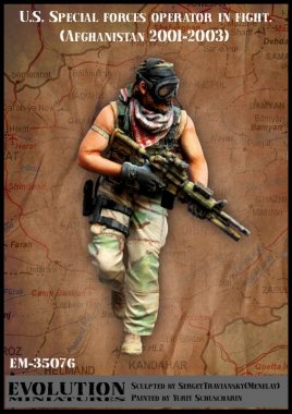 1/35 US Special Forces Operator in Fight, Afghanistan 2001-03 #1