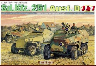 1/35 German Sd.Kfz.251 Ausf.D Half-Track