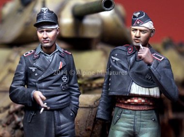 1/35 WWII German Panzer Crew Set (2 Figures)