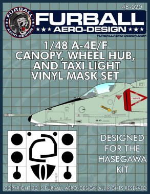 1/48 A-4E/F Skyhawk Vinyl Mask Set for Hasegawa