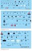 1/32 F4U-1 Corsair Cockpit Stencils and Placards