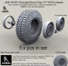 1/35 Wrangler/Good Year 37" MT/R Tire and Wheels Set