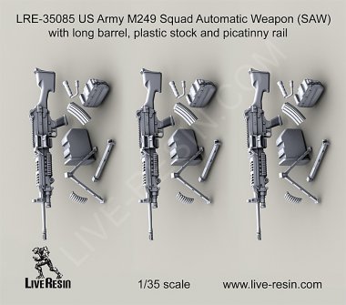 1/35 US Army M249 Squad Automatic Weapon (SAW)