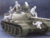 1/35 African T-55 Tank Crew with Accessories