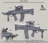 1/35 L22A1 and L22A2 Carbine with SUSAT Scope and ACOG Scope