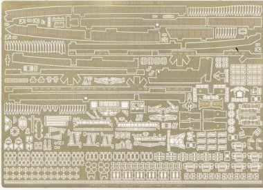 1/350 HMS Illustrious Detail Up Etching Parts for Airfix