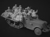 1/35 IDF Half-Track Crew Full Set (12 Figures with Stowage)