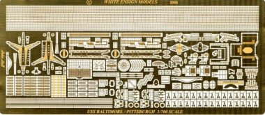 1/700 USS Baltimore/Pittsburgh Etching Parts for Trumpeter