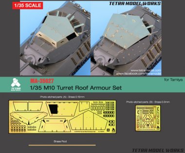 1/35 M10 Turret Roof Armour Set for Tamiya