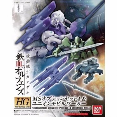 HG 1/144 Mobile Suit Option Set.4 & Union Mobile Worker