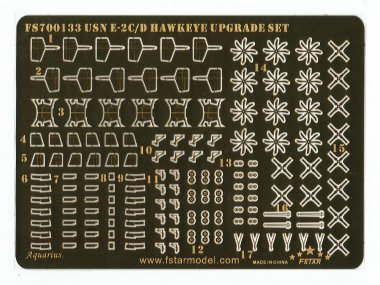 1/700 E-2C/D Hawkeye Upgrade Set for Trumpeter