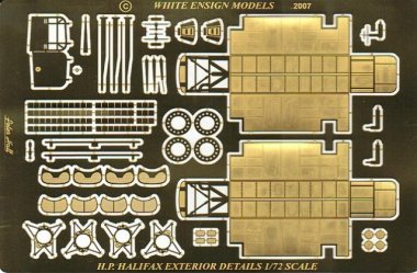 1/72 Handley Page Halifax Exterior Detail Up