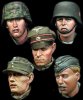 1/35 WWII German WSS Heads Set #3