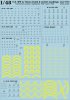 1/48 US WWII & Korea War Bomb & Rocket Markings