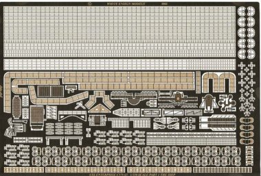 1/350 USS Enterprise CVN-65 Detail Up Etching Parts for Tamiya