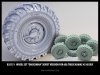 1/35 Wheel Set "Omskshina" Soviet Version for Kamaz-4310 Early