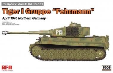 1/35 Tiger I Gruppe "Fehrmann", Aprll 1945 Northern Germany