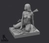 1/16 Becca - Resin Girl Figure with AN-94 Abakan and Base