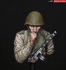 1/10 WWII Young Red Army Infantryman, July 1943, Battle of Kursk