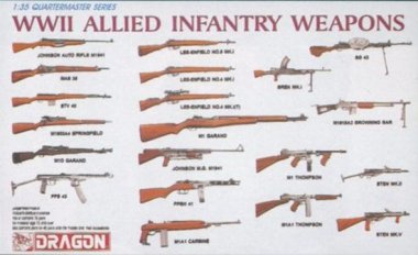 1/35 WWII Allied Infantry Weapons Set