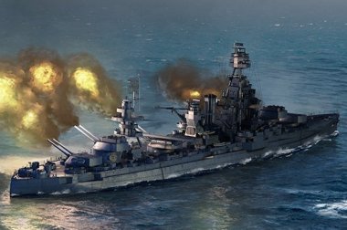 1/700 USS Texas BB-35, New York Class Battleship