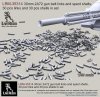 1/35 30mm 2A72 Gun Belt Links and Spent Shells