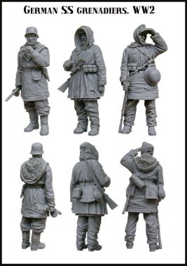 1/48 WWII German SS Grenadiers