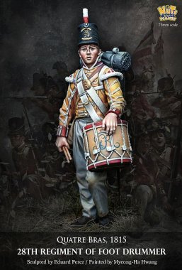 1/24 28th Regiment of Foot Drummer, Quatre Bras, 1815