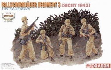 1/35 Fallschirmjager Regiment 3, Sicily 1943