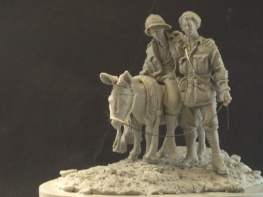 1/24 ANZAC's with Donkey, Gallipoli