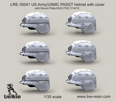 1/35 US Army/USMC PASGT Helmet with Cover