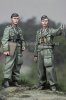 1/35 WWII German Otto Carius & NCO Set, s.Pz.Abt.502 (2 Figures)